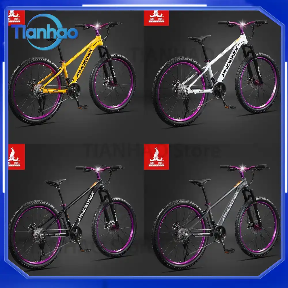 Mountain Biking Phoenix - Aluminum Alloy Mountain Bike with Suspension