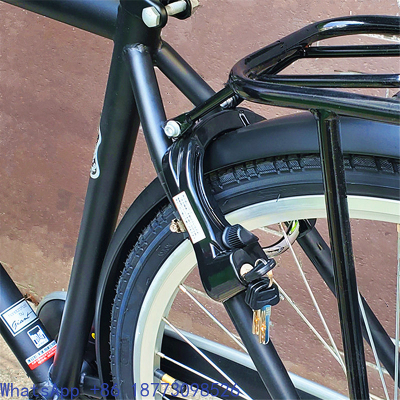 Mountain Biking In Japan - Bicycle Fixed Horseshoe Lock Mountain Bike