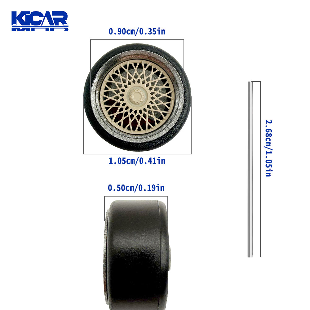 1/64 Model Car Wheels with Rub - огляд і ціна Tire Insert Foam