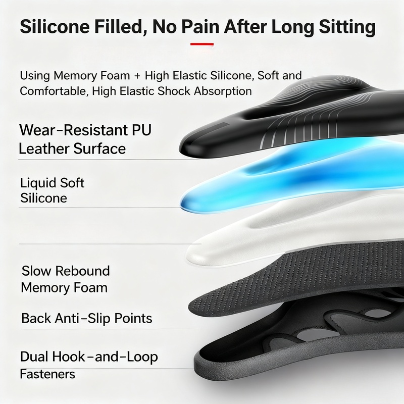 PHOENIX Gel & Memory Foam Bike - огляд і ціна Mountain Biking Phoenix