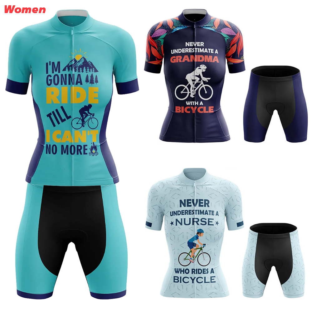 New Grandma Polyester Cycling  - огляд і ціна Mountain Biking Outfits Women