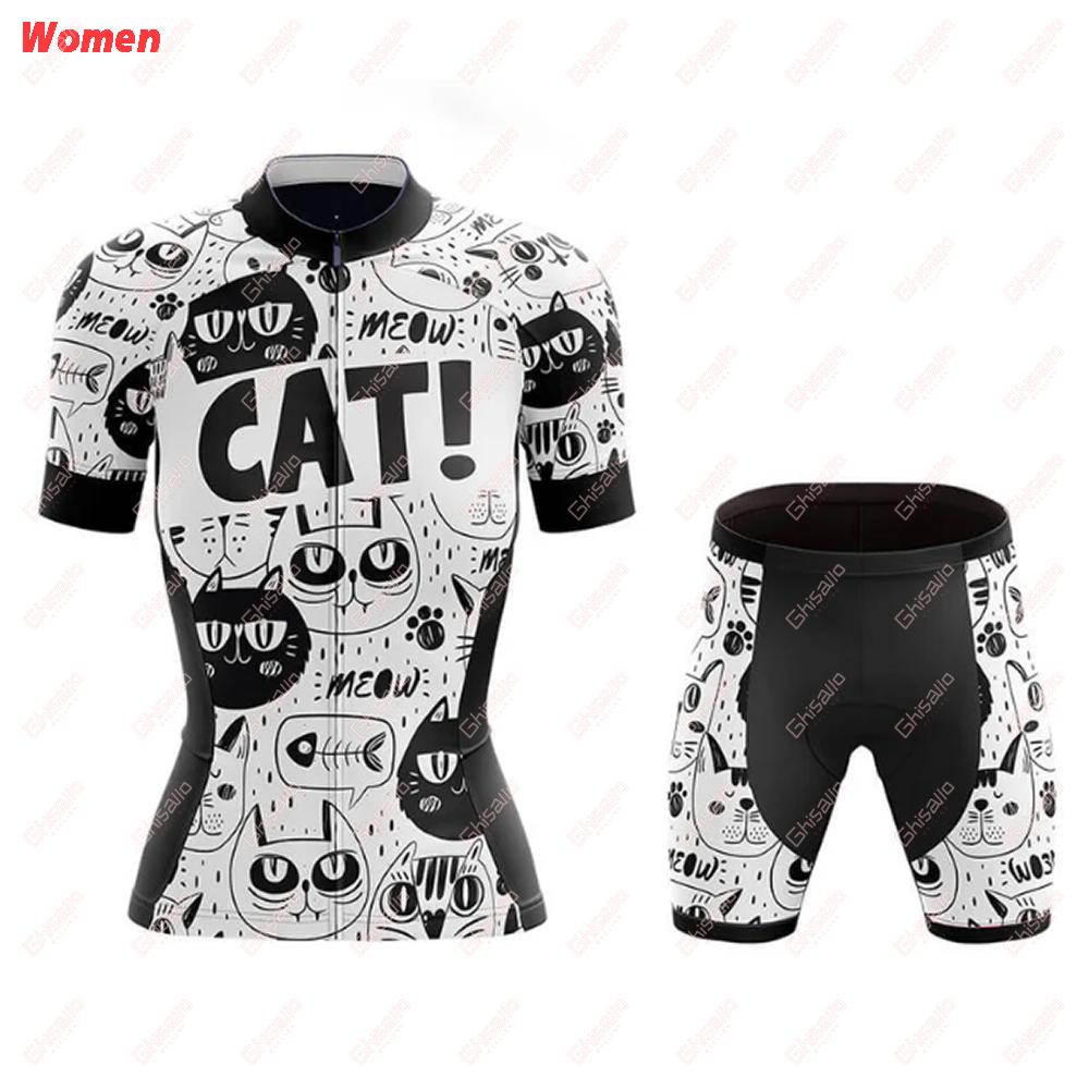 Cat Sleeveless Polyester Cycli - огляд і ціна Mountain Biking Outfits Women