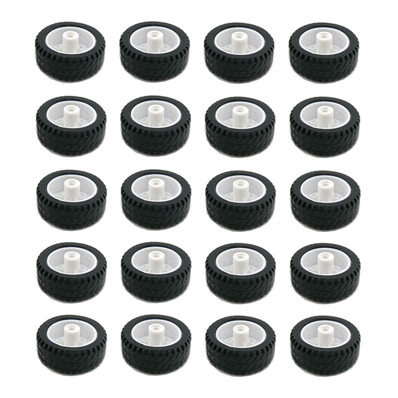 20pcs Mini Car Wheels 20mm*8mm - огляд і ціна Tire Insert Foam
