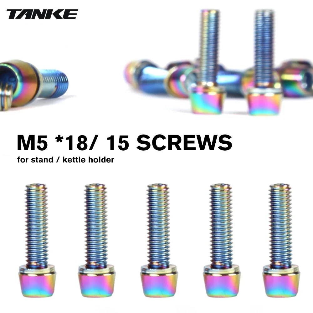 TANKE 6pcs M5 * 18 15mm Bolt S - огляд і ціна Mountain Biking Water Bottle