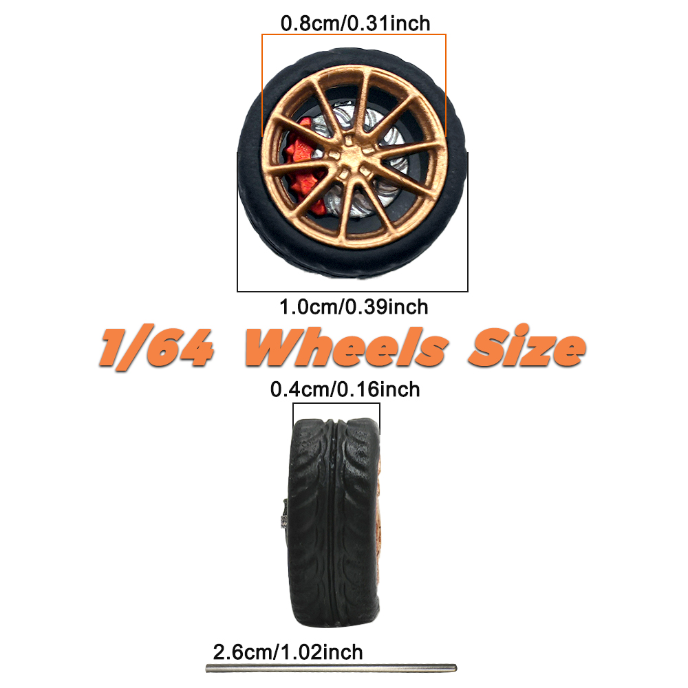 1/64 Model Car Wheels Tires 8  - огляд і ціна Tire Insert Foam