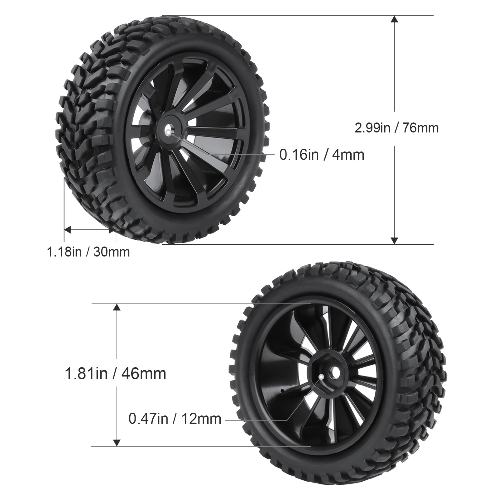 HobbyPark Outer Diameter 2.99  - огляд і ціна Tire Insert Foam